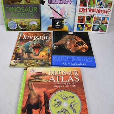 13 Kids Books: Nonfiction/Informational: Dinosaurs, Sea Creatures, etc