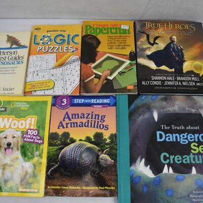 13 Kids Books: Nonfiction/Informational: Dinosaurs, Sea Creatures, etc