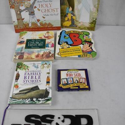 6 pc LDS Kids Books (5 books, 1 match game)