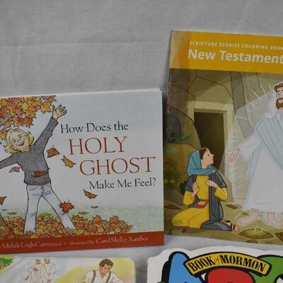 6 pc LDS Kids Books (5 books, 1 match game)