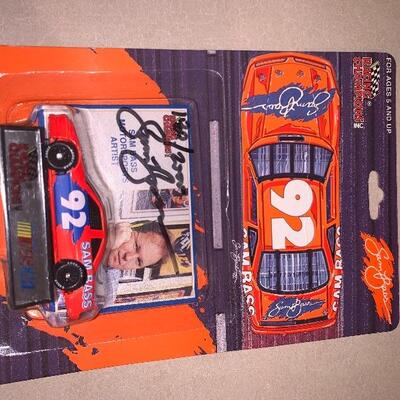 Signed nascar memorabilia 