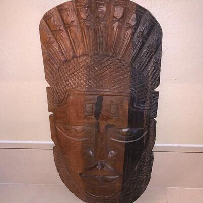 Vintage African tribal decor 