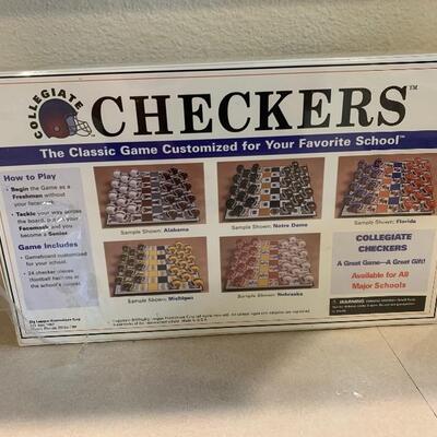 1994 Florida Gators checkers set 