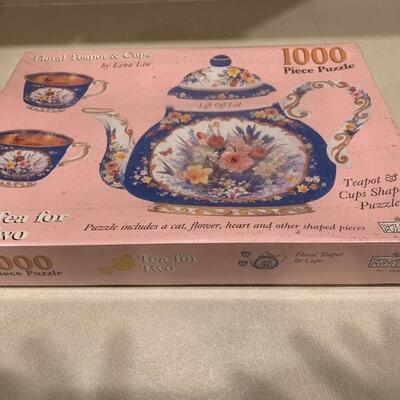 Tea for two 1000 piece puzzle vintage 