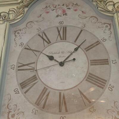 Vintage paddock wall clock white 