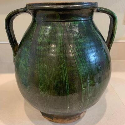 Watermelon looking vase