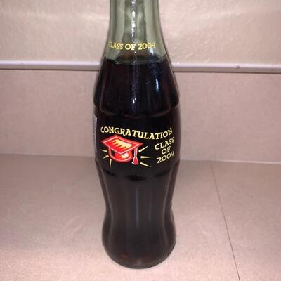Class of 2004 Coca Cola bottle full
