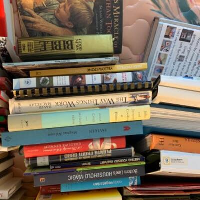 18. Large assortment of books