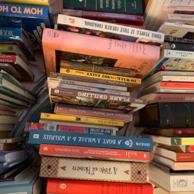 18. Large assortment of books