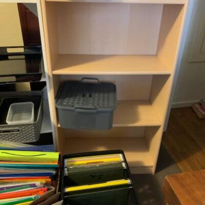 21. Office organizer supplies, shelving, file drawers, storage containers