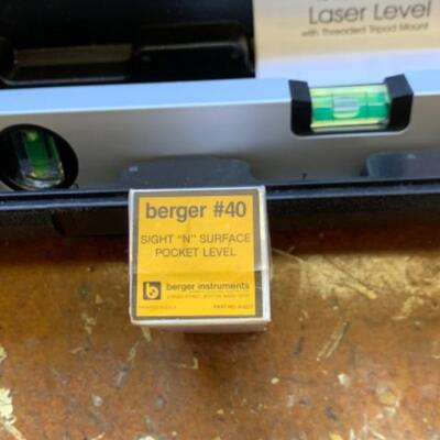 98.  Laser and pocket level--$30