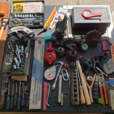 110. Assorted hand tools