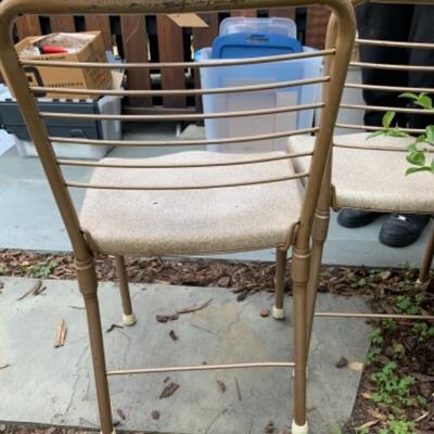 55.  Lot of 5 folding chairs--$15