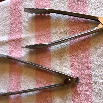 Metal Tongs and Whisks