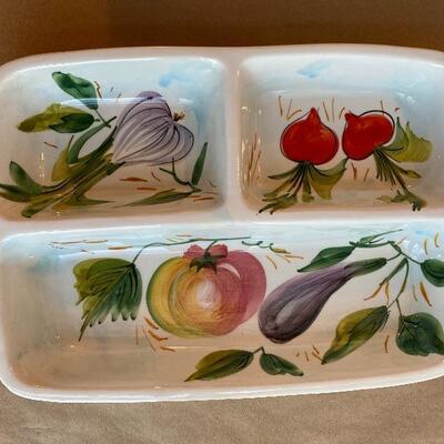 Made in Italy ceramic serving dish/tray