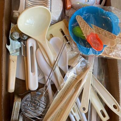 Vintage and retro and newer kitchen drawer lot