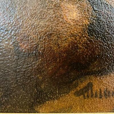 California artist framed ocean wave art 