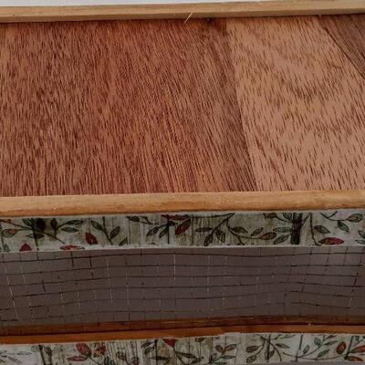 Decoupaged Wire Basket