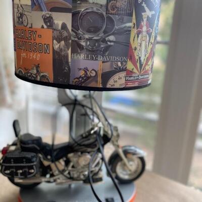 Large Harley Davidson lamp plus  nightlight 