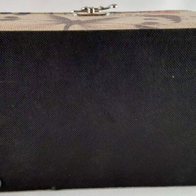 Butterfly Burlap Covered Box