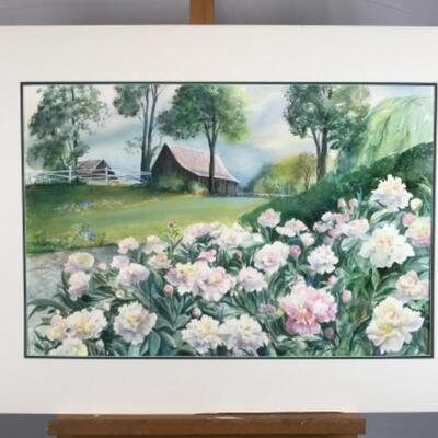 D - 174 Jean Ranney Smith Original Floral Watercolor Painting