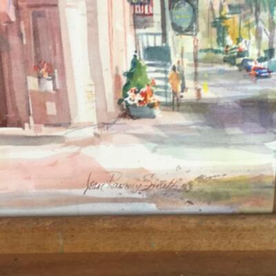 D - 180 Jean Ranney Smith Original Watercolor Paintings “Maryland In” “Brick Church”