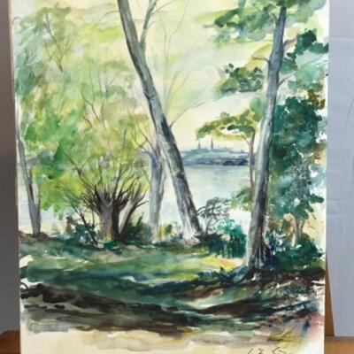 D - 181 Jean Ranney Smith Original Watercolor Paintings