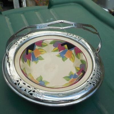 " Vintage Umpertone By Farberware Leigh Potters , Candy Dish.