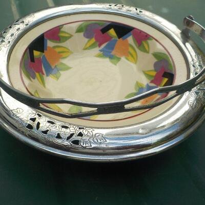 " Vintage Umpertone By Farberware Leigh Potters , Candy Dish.