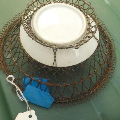 "1800's wire art and hand painted Princess". 