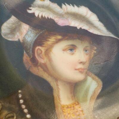 "1800's wire art and hand painted Princess". 