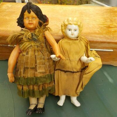 " 2 Antique Dolls from Germany. "