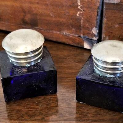 Lot #208  Antique English Writing Slope - all original