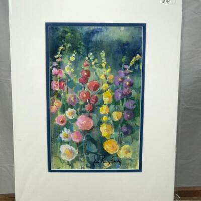 D - 193 Jean Ranney Smith Original Floral Watercolor Paintings