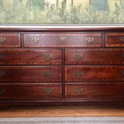 StoneLeigh by Stanley Furniture Mahogany Dresser 