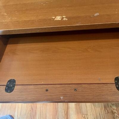 Pottery Barn Desk & Wood Hutch 40â€ x 30â€ x 26â€