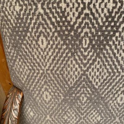 Antique Large Elegant Chair Throne 48â€ x 26â€ x 21â€