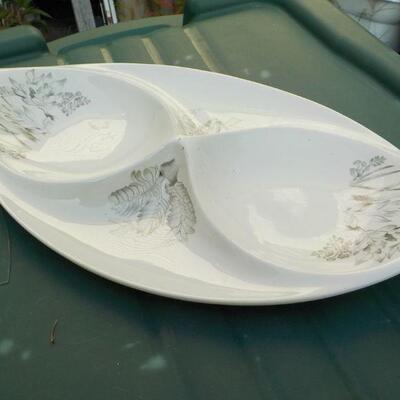 " Eva Zeisel 14 in. Vegetable serving dish:.