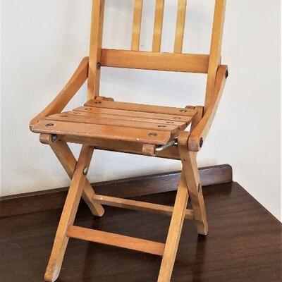 Lot #211 Fantastic Vintage Brevetti Reguitti (Italy) Child's Chair 1950's
