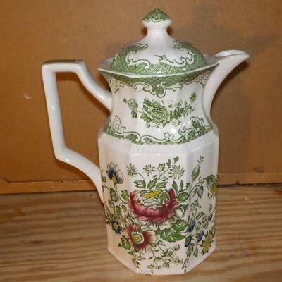 ' Kensington Ironstone Balmoral Coffee Pot".