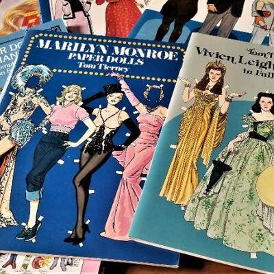 Lot #215  Large lot of Contemporary Paper Doll books - all uncut