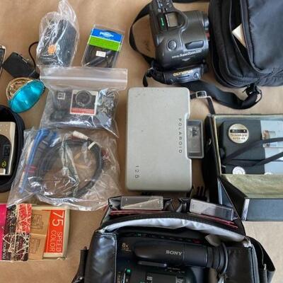 Vintage camera video lot 