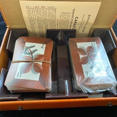 Vintage canasta set 