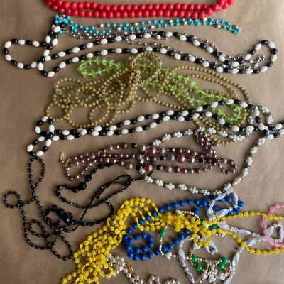 Mega necklace bead strand lot 