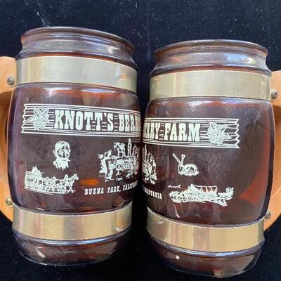 Knotts Berry farm vintage mugs 