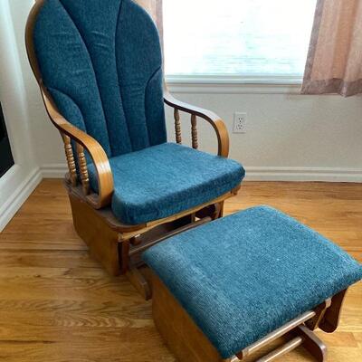 Glider and ottoman 