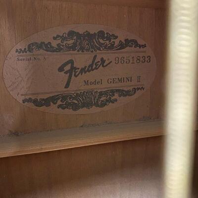 Fender Gemini II Aucostic Guitar **Has Damage**