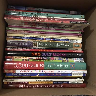 Lot 19 - Quilting, Patchwork, Sewing and Garden Books