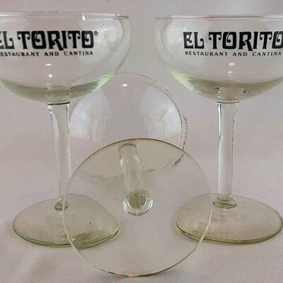 3 El Torito Stemware