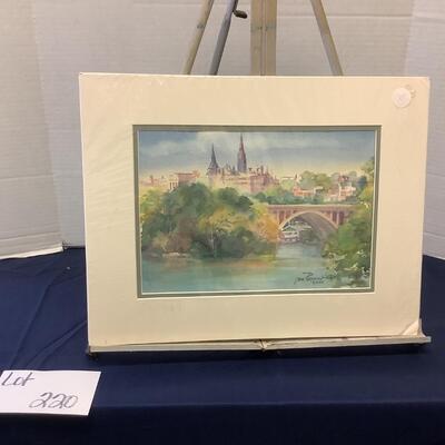 E - 220 Jean Ranney Smith Original Art â€œKey Bridgeâ€